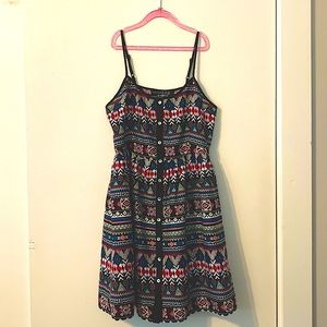 Adorable xs/s button front mini dress